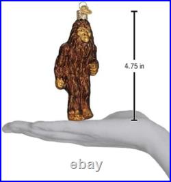 Wholesale Lot of 12 Bigfoot-Sasquatch Blown Glass Christmas Ornaments by OWC
