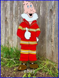 Whoville Heroes Police Firefighter Nurse GRINCH Inspired Yard Art Decorations