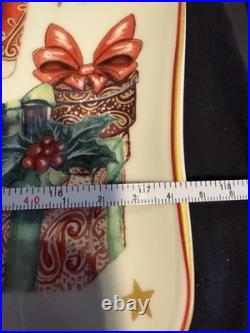 Williams-Sonoma Christmas Platter'Twas the Night Before Christmas' Design