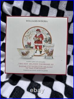 Williams-Sonoma Twas The Night Before Christmas Kids Melamine Dinner Set