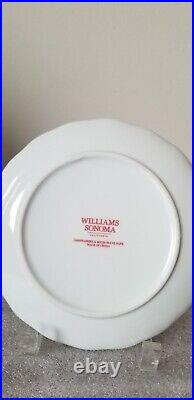 Williams Sonoma Twas the Night Before Christmas Santa on Train Plate 7.25
