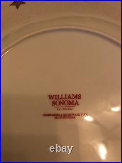 Williams Sonoma Twas the Night Before Christmas Village Dinner Plate New