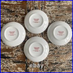Williams Sonoma Twas the Night Before Christmas mixed 4 Desert plates 4 Inch