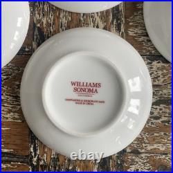 Williams Sonoma Twas the Night Before Christmas mixed 4 Desert plates 4 Inch