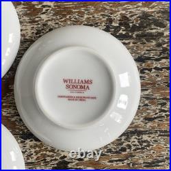 Williams Sonoma Twas the Night Before Christmas mixed 4 Desert plates 4 Inch