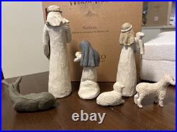 Willow Tree Nativity 6 pc Set Demdaco Susan Lordi Jesus Mary Joseph+ 1999 #26005 Willow Tree Nativity 6 pc Set Demdaco Susan Lordi Jesus Mary Joseph+ 1999 #26005