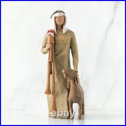 Willow Tree Zampognaro Shepherd Figurine Hand-Painted Nativity