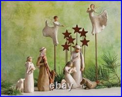 Willow Tree Zampognaro Shepherd Figurine Hand-Painted Nativity
