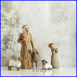 Willow Tree Zampognaro Shepherd Figurine Hand-Painted Nativity