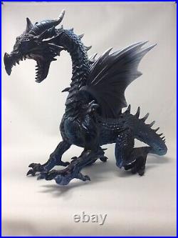 Winged Blood Dragon Halloween Decor Blue LED Eyes Horned Dungeons & Dragons