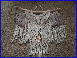 Winter Prairie Macrame Wall Hanging