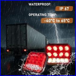 Wireless Trailer Lights, Adjustable Magnetic LED Trailer Lights with Reflectors