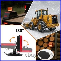 Wireless Trailer Lights, Adjustable Magnetic LED Trailer Lights with Reflectors