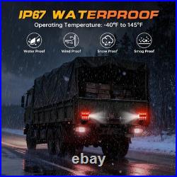 Wireless Trailer Lights, Adjustable Magnetic LED Trailer Lights with Reflectors