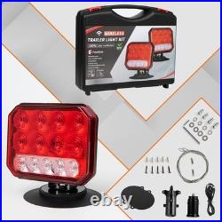 Wireless Trailer Lights, Adjustable Magnetic LED Trailer Lights with Reflectors