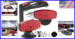 Wireless Trailer Lights Battery Magnetic Tow with Strobe for Trucks RV Boat
