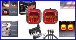 Wireless Trailer Lights Kit LED Waterproof Magnetic Rechargeable for Towing Wireless Trailer Lights Kit LED Waterproof Magnetic Rechargeable for Towing