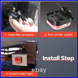 Wireless Trailer Lights Kit LED Waterproof Magnetic Rechargeable for Towing Wireless Trailer Lights Kit LED Waterproof Magnetic Rechargeable for Towing