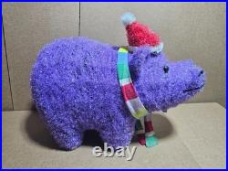 Wondershop By Target Lit Tinsel Hippo Outdoor Christmas Yard Decoration