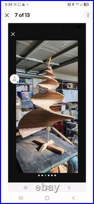 Wooden Spiral Christmas Tree