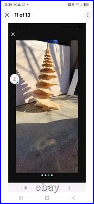 Wooden Spiral Christmas Tree