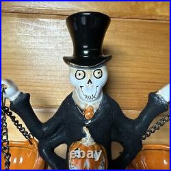 YANKEE CANDLE BONEY BUNCH Hang Double Votive Tea Light HALLOWEEN SUPER RARE