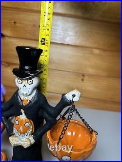 YANKEE CANDLE BONEY BUNCH Hang Double Votive Tea Light HALLOWEEN SUPER RARE