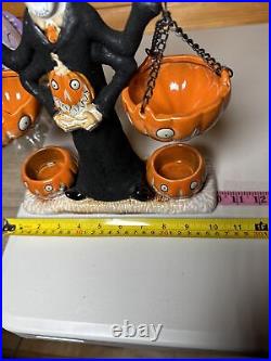 YANKEE CANDLE BONEY BUNCH Hang Double Votive Tea Light HALLOWEEN SUPER RARE