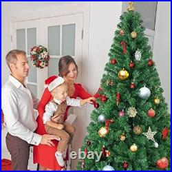 Yaheetech 7.5ft Artificial Full Spruce Christmas Tree, Artificial Xmas Tree with