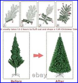 Yaheetech 7.5ft Artificial Full Spruce Christmas Tree, Artificial Xmas Tree with