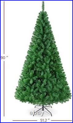 Yaheetech 7.5ft Artificial Full Spruce Christmas Tree, Artificial Xmas Tree with