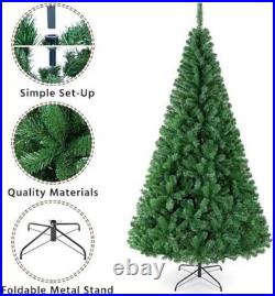 Yaheetech 7.5ft Artificial Full Spruce Christmas Tree, Artificial Xmas Tree with