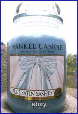 Yankee Candle BLUE SATIN SASHES My Favorite Things LARGE 22oz. RARE NEW Yankee Candle BLUE SATIN SASHES My Favorite Things LARGE 22oz. RARE NEW