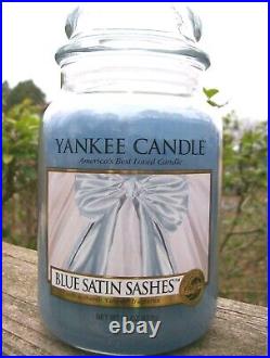 Yankee Candle BLUE SATIN SASHES My Favorite Things LARGE 22oz. RARE NEW Yankee Candle BLUE SATIN SASHES My Favorite Things LARGE 22oz. RARE NEW
