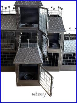 Yankee Candle Haunted House Tea Light Metal Mansion Manor Black Halloween 2007 Yankee Candle Haunted House Tea Light Metal Mansion Manor Black Halloween 2007