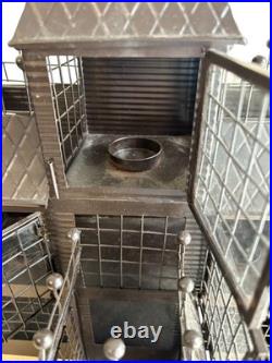 Yankee Candle Haunted House Tea Light Metal Mansion Manor Black Halloween 2007 Yankee Candle Haunted House Tea Light Metal Mansion Manor Black Halloween 2007