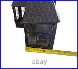 Yankee Candle Haunted House Tea Light Metal Mansion Manor Black Halloween 2007 Yankee Candle Haunted House Tea Light Metal Mansion Manor Black Halloween 2007