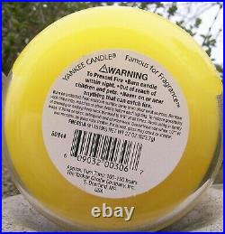 Yankee Candle Retired FREESIA Deerfield Large 22 oz. WHITE LABEL RARE NEW