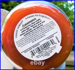 Yankee Candle Retired World Journeys SICILIAN ORANGELarge 22 oz RARE NEW