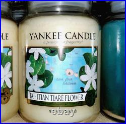 Yankee Candle Retired World Journeys TAHITIAN TIARE FLOWER Large 22 oz. NEW Yankee Candle Retired World Journeys TAHITIAN TIARE FLOWER Large 22 oz. NEW