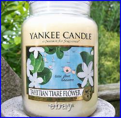Yankee Candle Retired World Journeys TAHITIAN TIARE FLOWER Large 22 oz. NEW Yankee Candle Retired World Journeys TAHITIAN TIARE FLOWER Large 22 oz. NEW