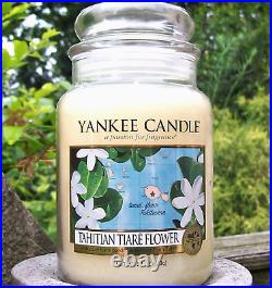 Yankee Candle Retired World Journeys TAHITIAN TIARE FLOWER Large 22 oz. NEW Yankee Candle Retired World Journeys TAHITIAN TIARE FLOWER Large 22 oz. NEW