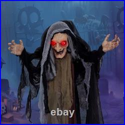 Yescom Animated Halloween Witch Crutch 5FT Sound Activated Party Yard Décor 2024 Yescom Animated Halloween Witch Crutch 5FT Sound Activated Party Yard Décor 2024
