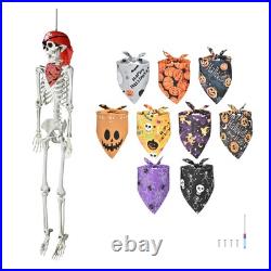 Yescom Life Size Skeleton & Fall Dog Bandana 5.4Ft for Halloween Decoration 2024 Yescom Life Size Skeleton & Fall Dog Bandana 5.4Ft for Halloween Decoration 2024