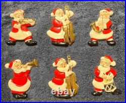 Yona Original B-714 Santa Musician Ceramic Hanging Christmas Ornaments