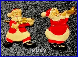 Yona Original B-714 Santa Musician Ceramic Hanging Christmas Ornaments