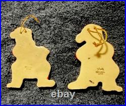Yona Original B-714 Santa Musician Ceramic Hanging Christmas Ornaments